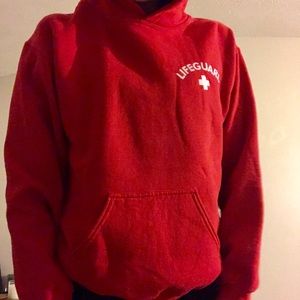 Red Lifeguard Sweatshirt